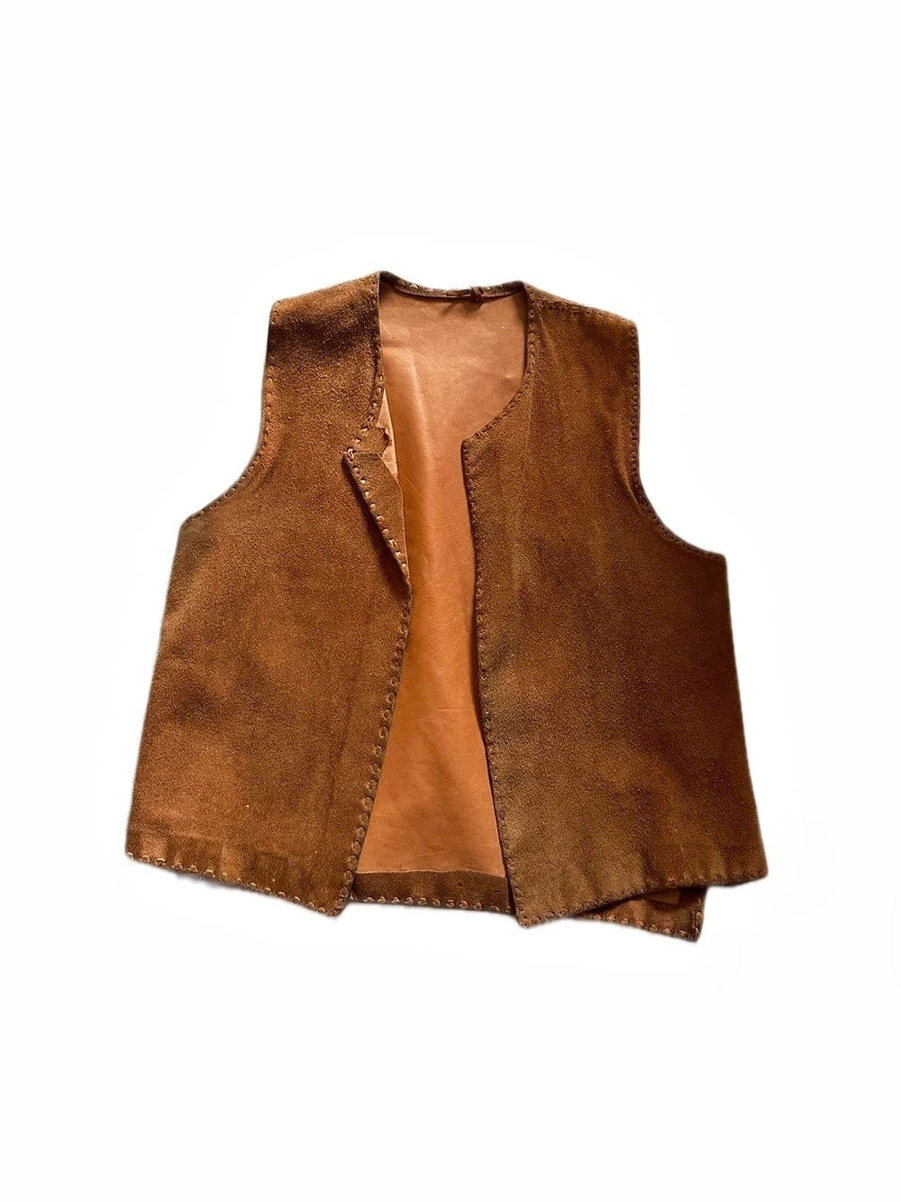 Handmade leather vest